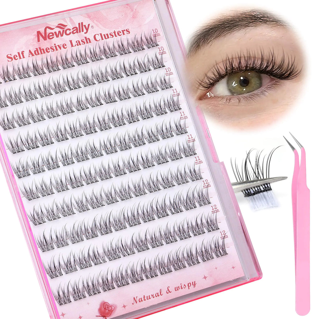 Self-Adhesive Lash Clusters – Natural Look (No Glue Needed)