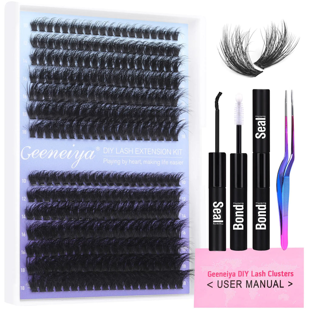 Fluffy DIY Lash Extension Kit – Cluster Lashes Set